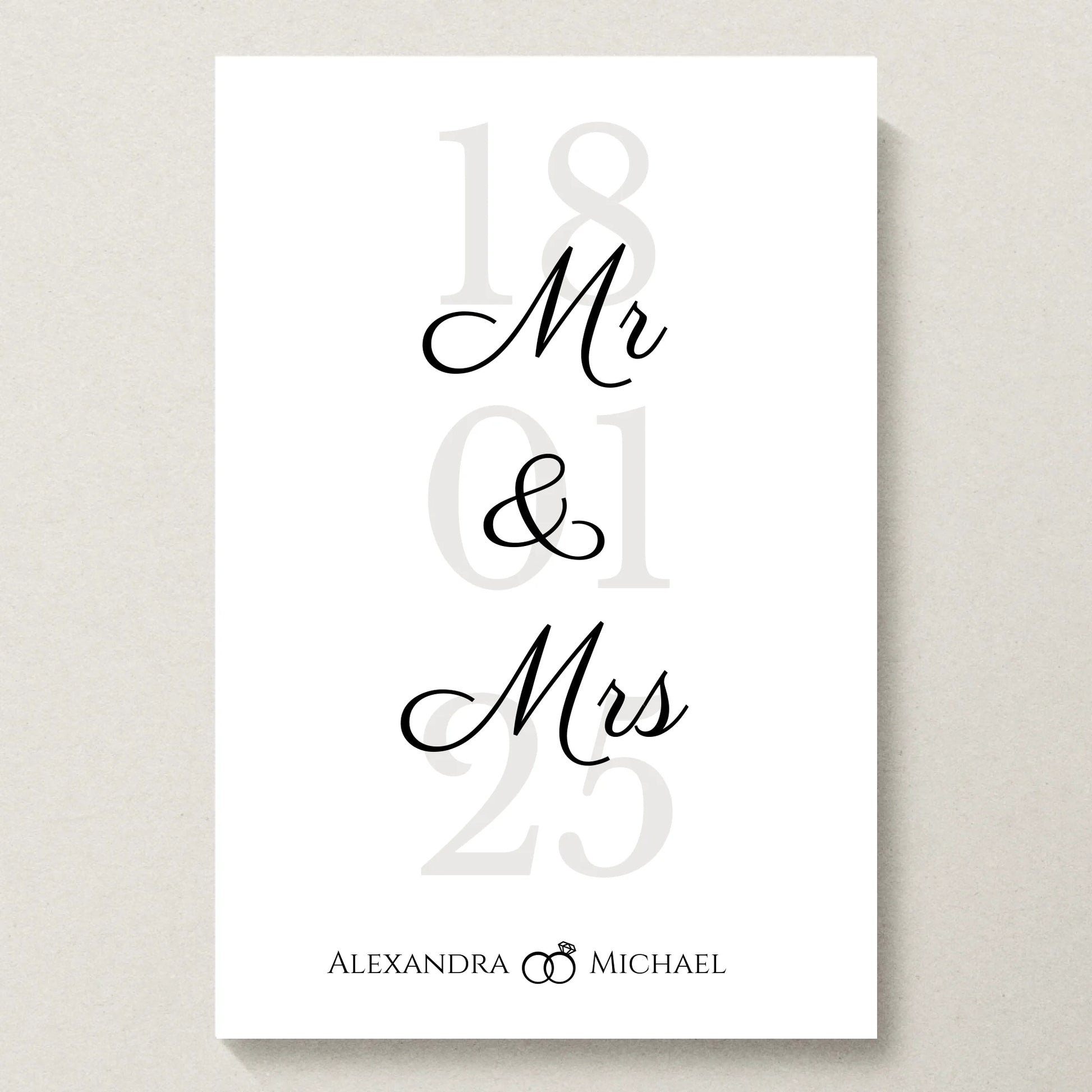 Poster 20x30 beiger Hintergrund