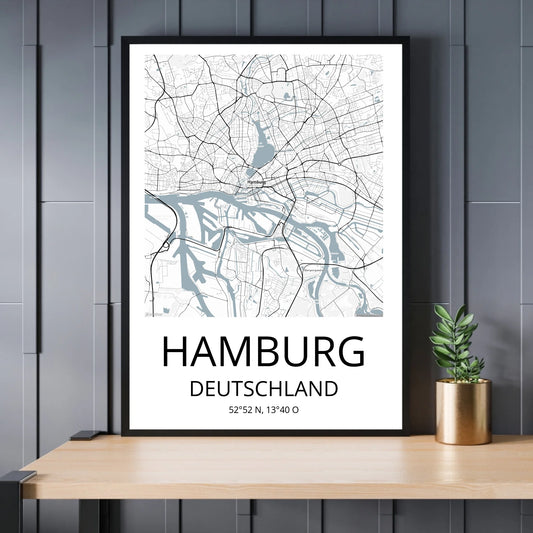 Mockup Poster Schwarzer Rahmen