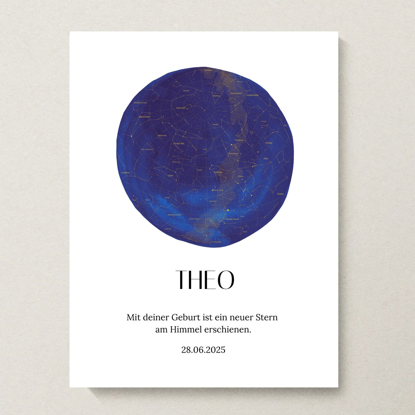 Poster 30x40 beiger Hintergrund