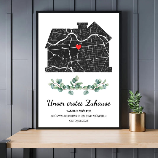 Mockup Poster Schwarzer Rahmen