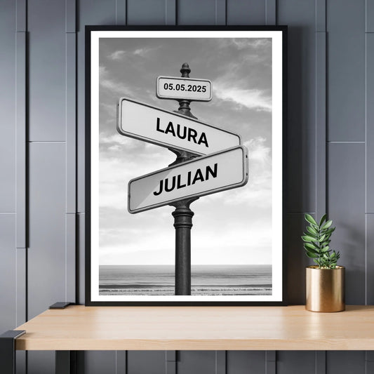 Mockup Poster Schwarzer Rahmen