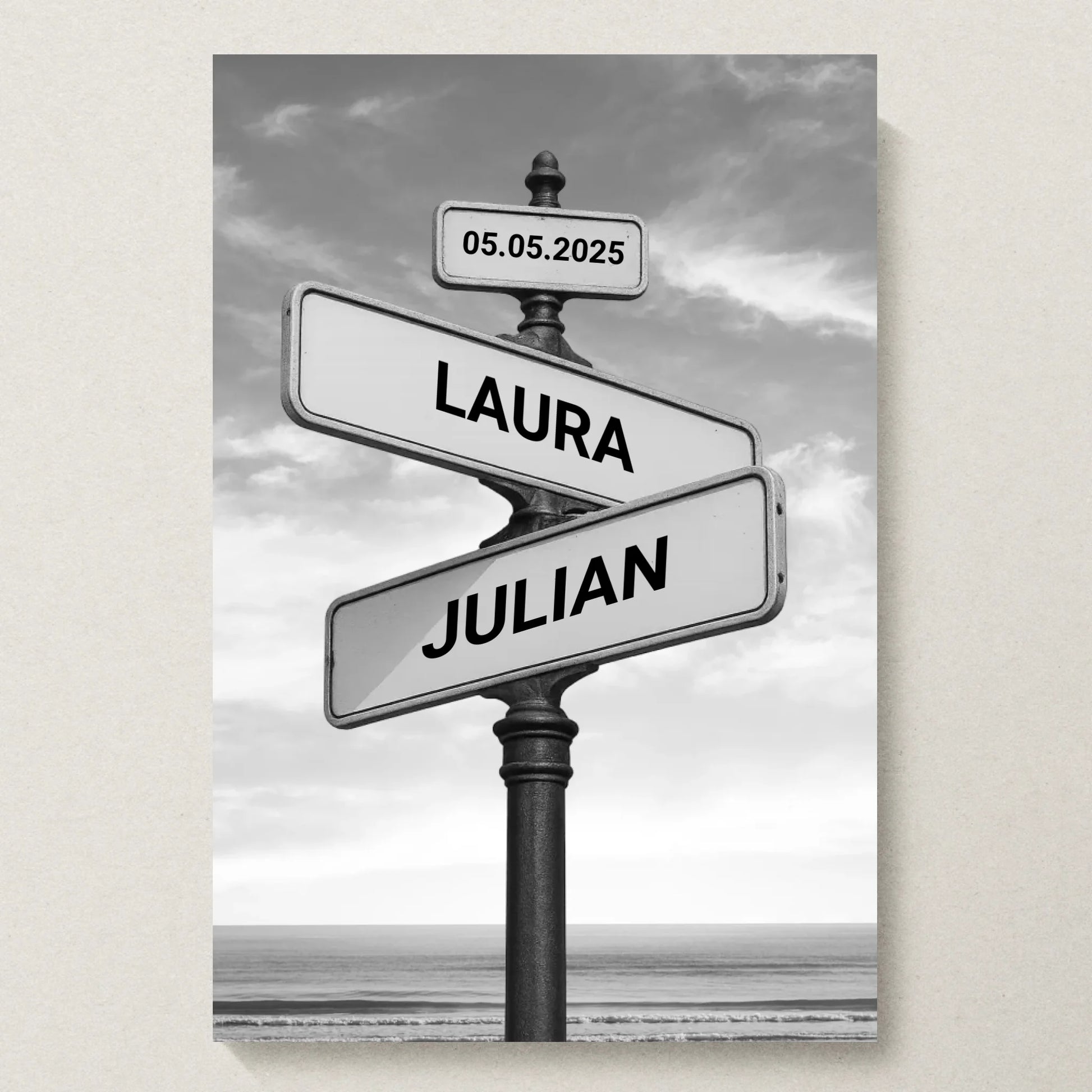 Poster 20x30 beiger Hintergrund