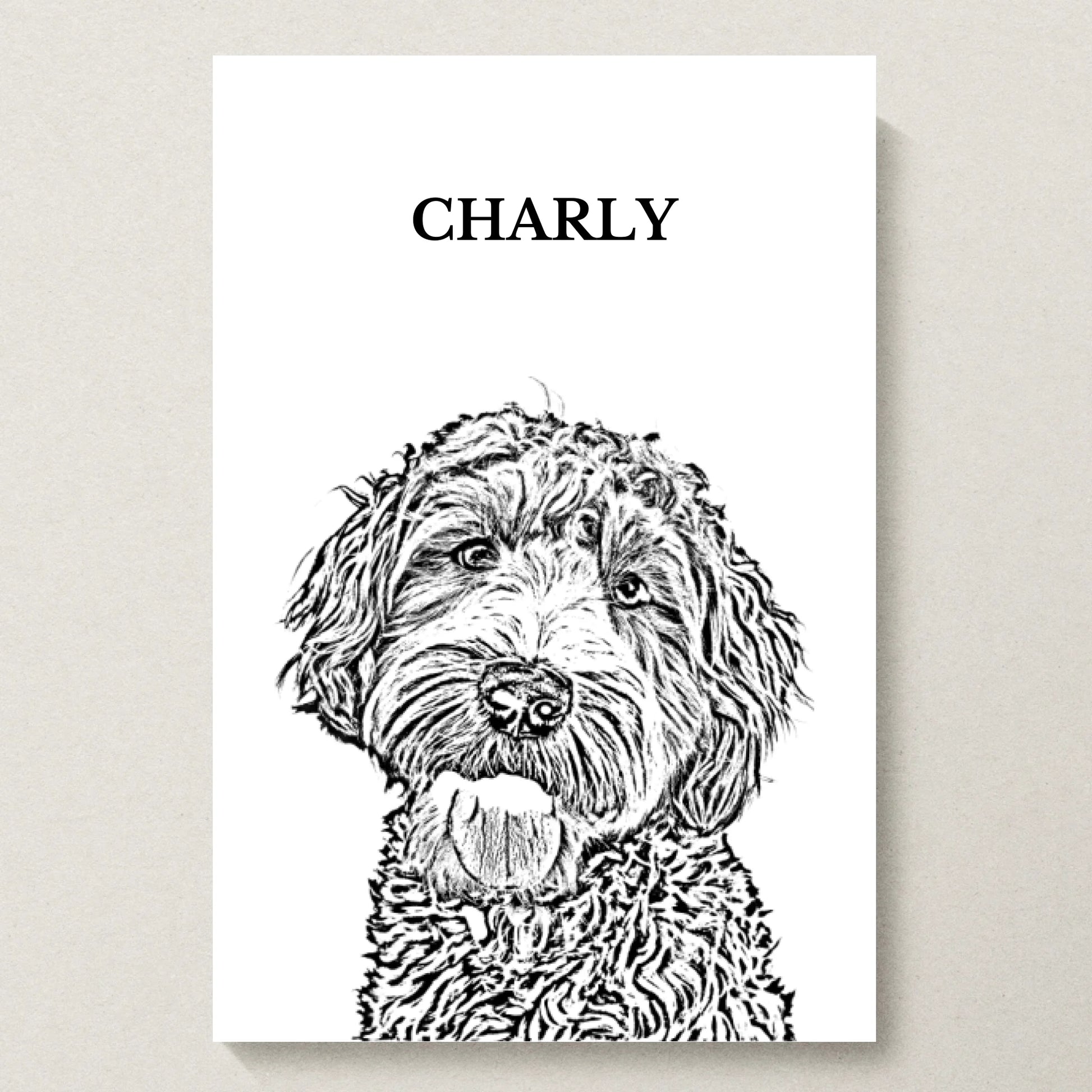 Poster 20x30 beiger Hintergrund