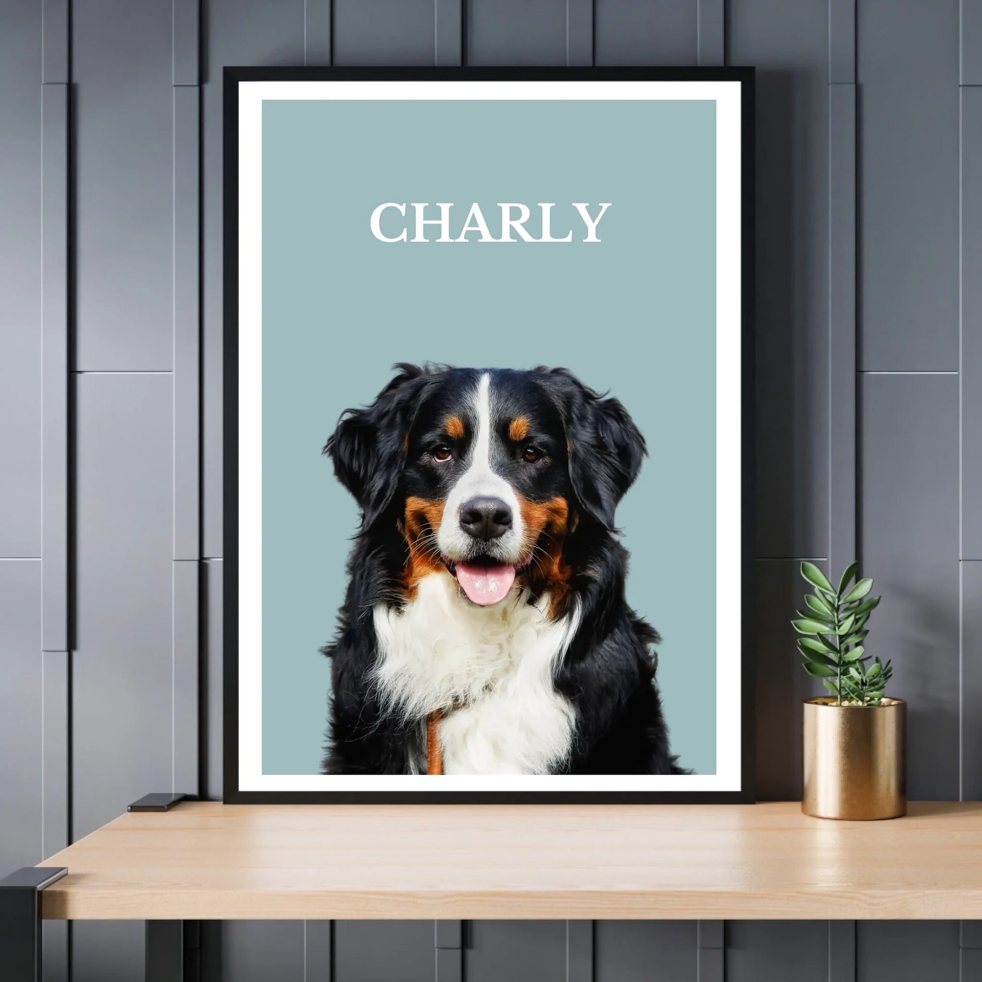 Mockup Poster Schwarzer Rahmen