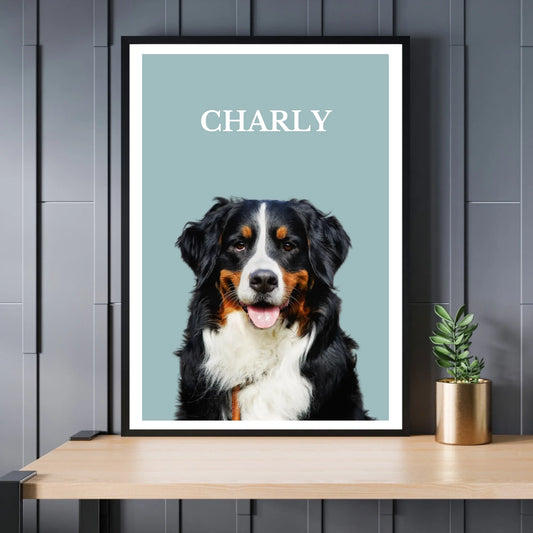 Mockup Poster Schwarzer Rahmen