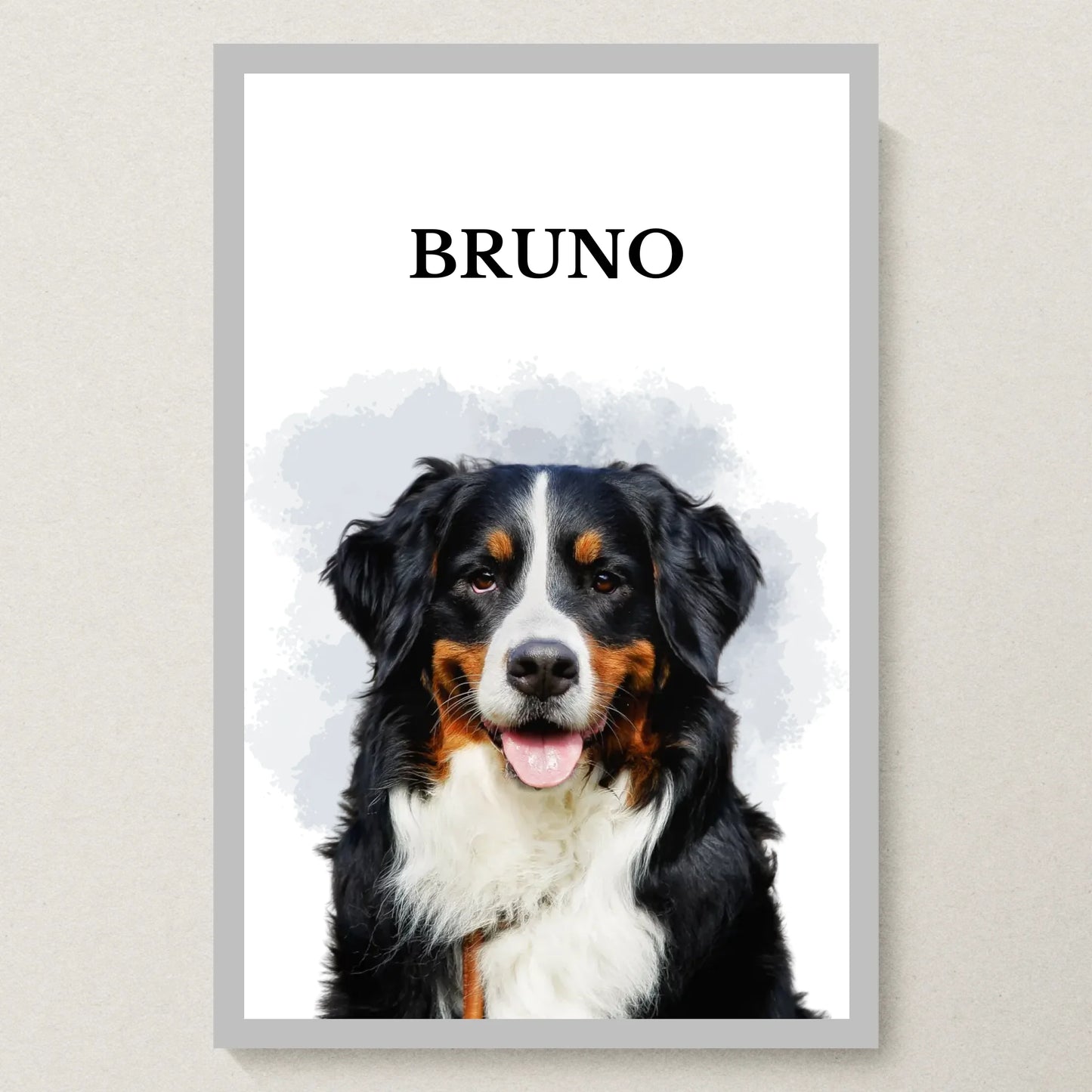 Poster 20x30 Silber Rahmen
