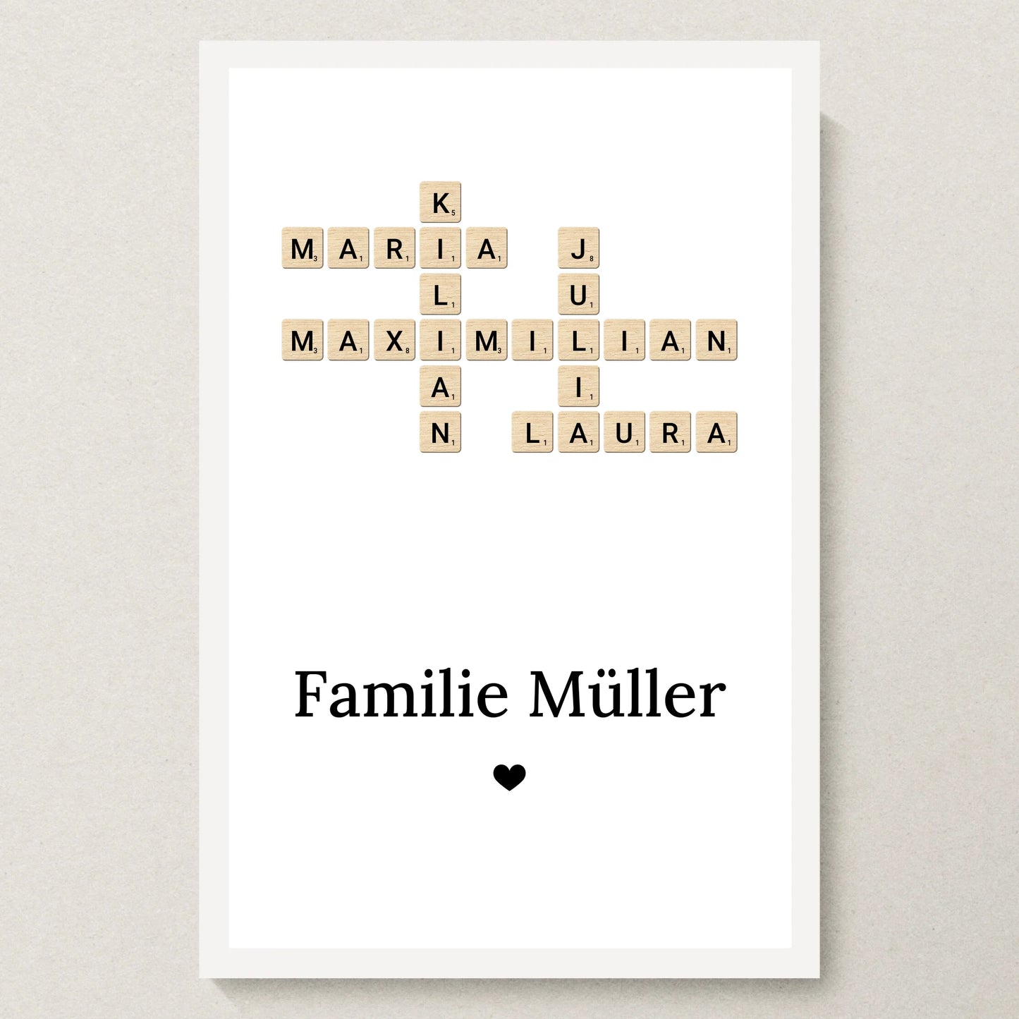 Poster 20x30 Weißer Rahmen