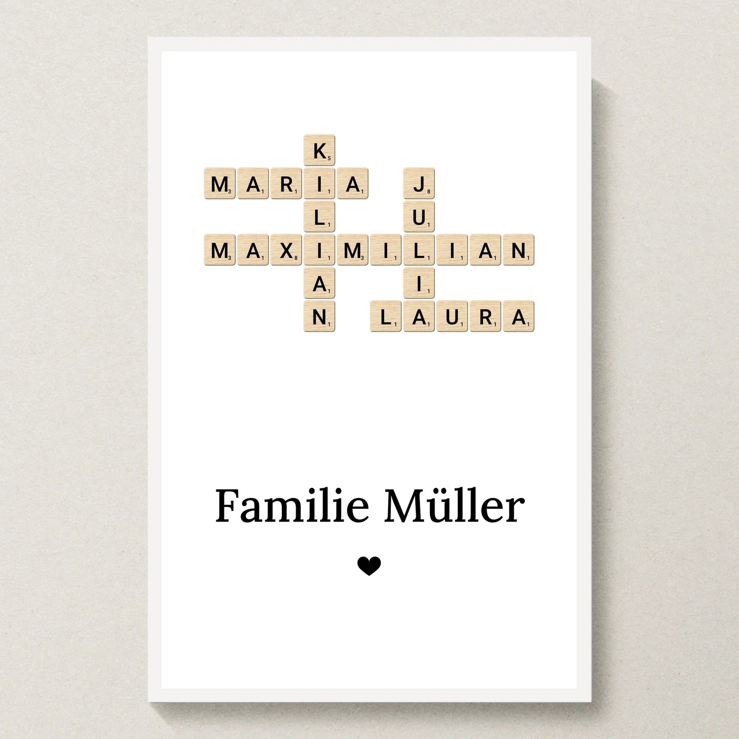 Poster 20x30 Weißer Rahmen