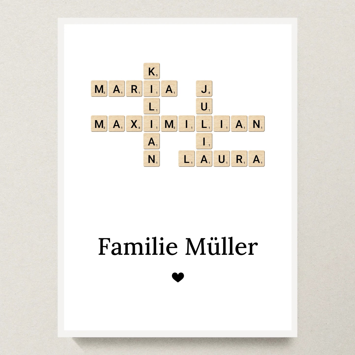 Poster 30x40 Weißer Rahmen