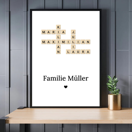 Mockup Poster Schwarzer Rahmen