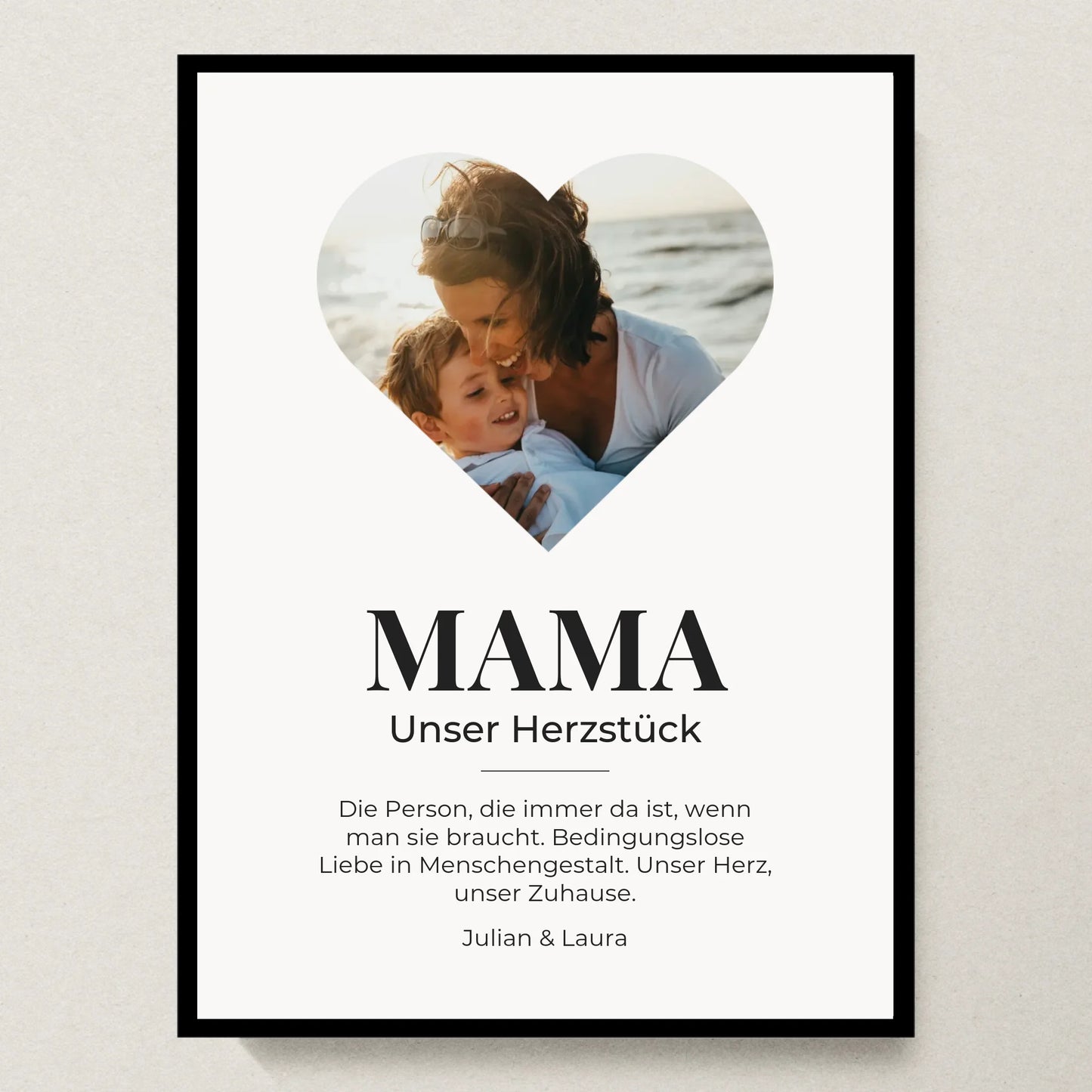 Poster 30x40 schwarzer Rahmen