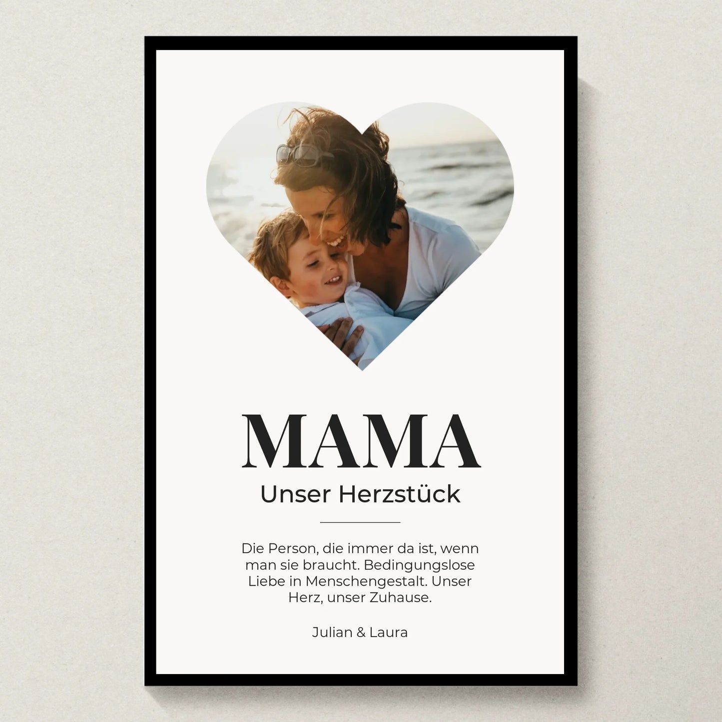 Poster 20x30 schwarzer Rahmen