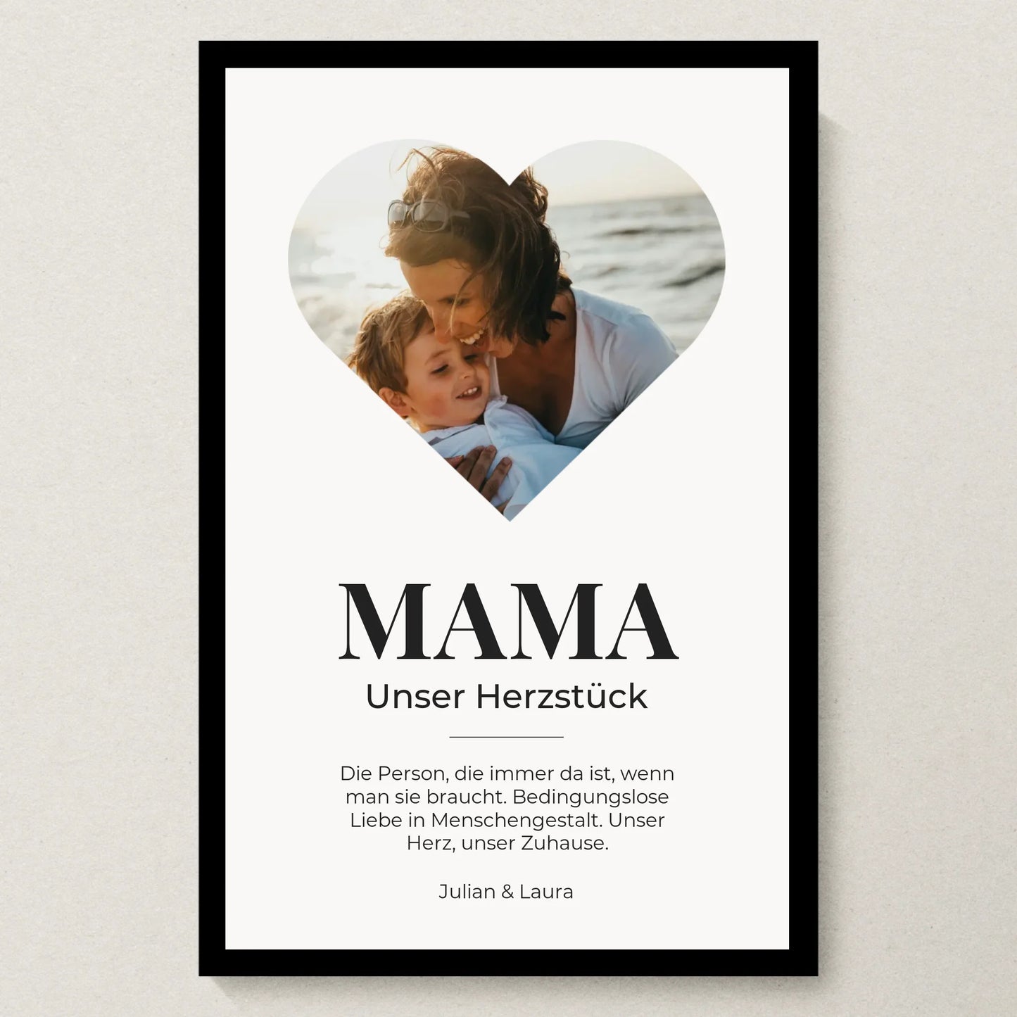 Poster 20x30 schwarzer Rahmen