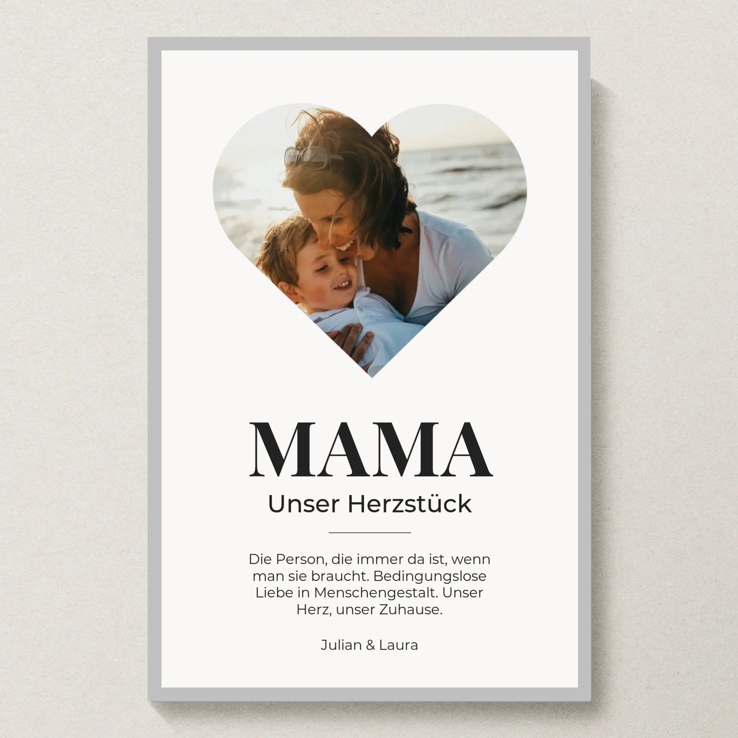 Poster 20x30 Silber Rahmen