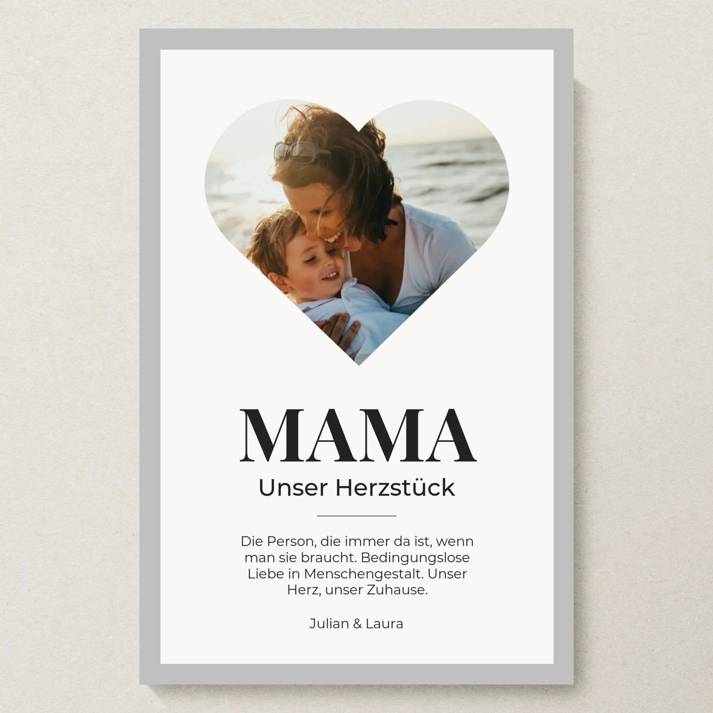 Poster 20x30 Silber Rahmen