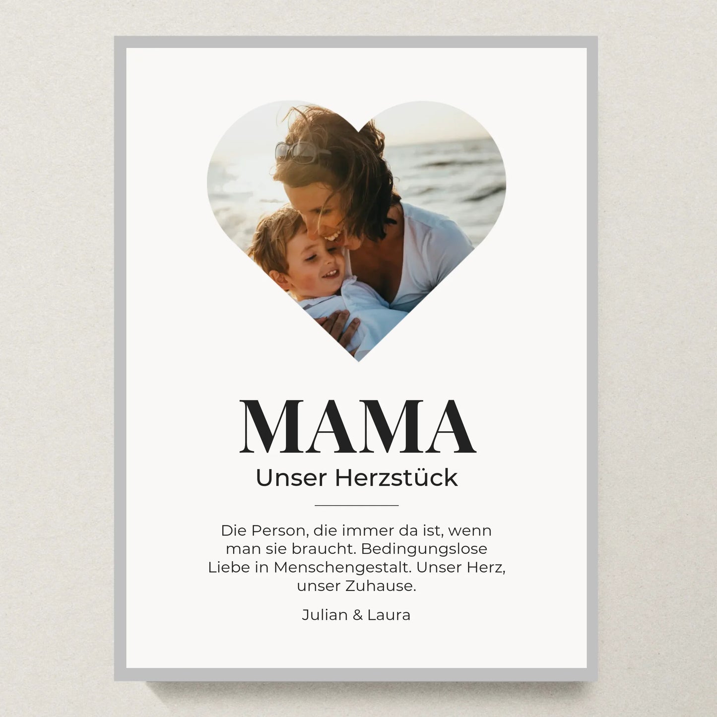 Poster 30x40 Silber Rahmen