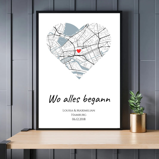 Mockup Poster Schwarzer Rahmen