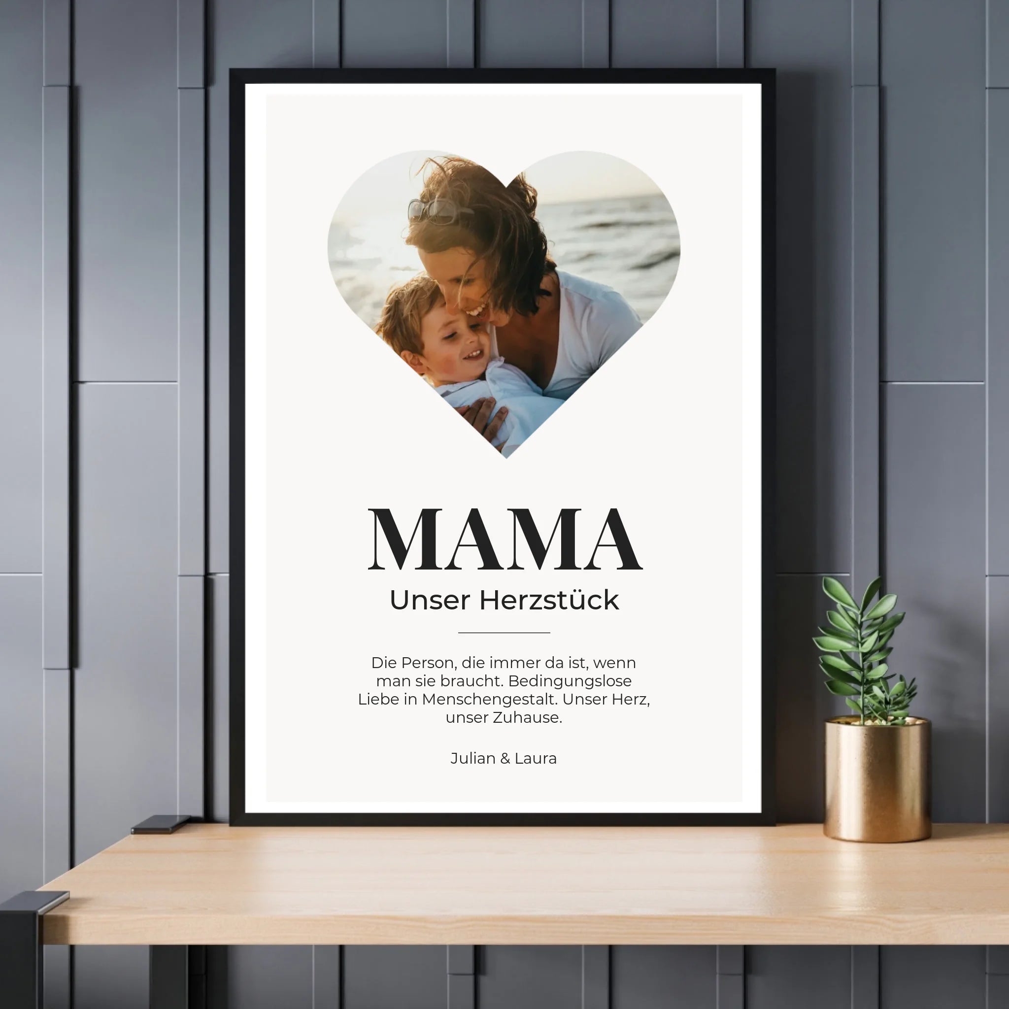 Mockup Poster Schwarzer Rahmen