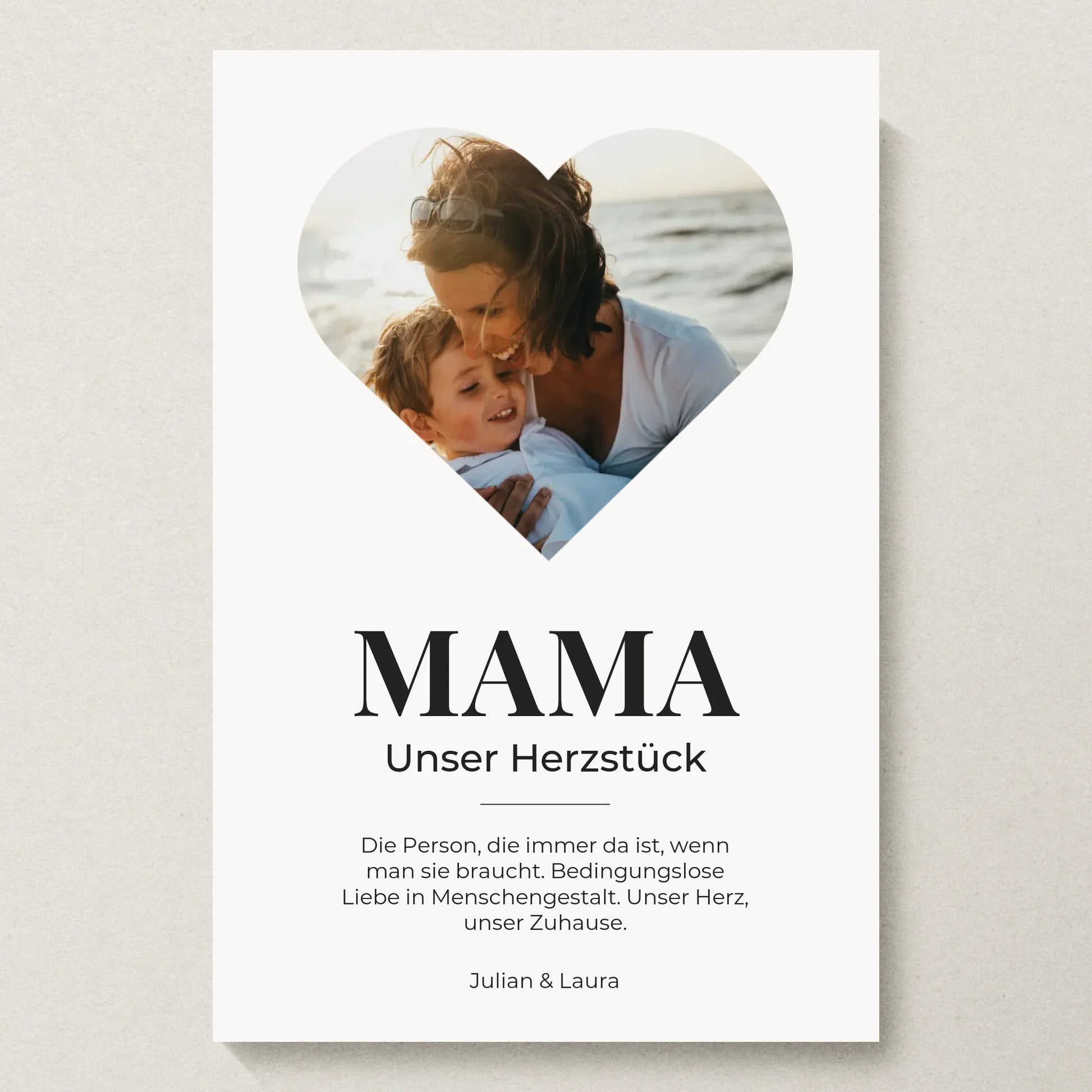 Poster 20x30 beiger Hintergrund