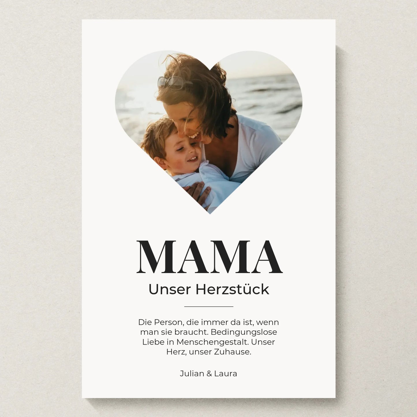 Poster 20x30 beiger Hintergrund