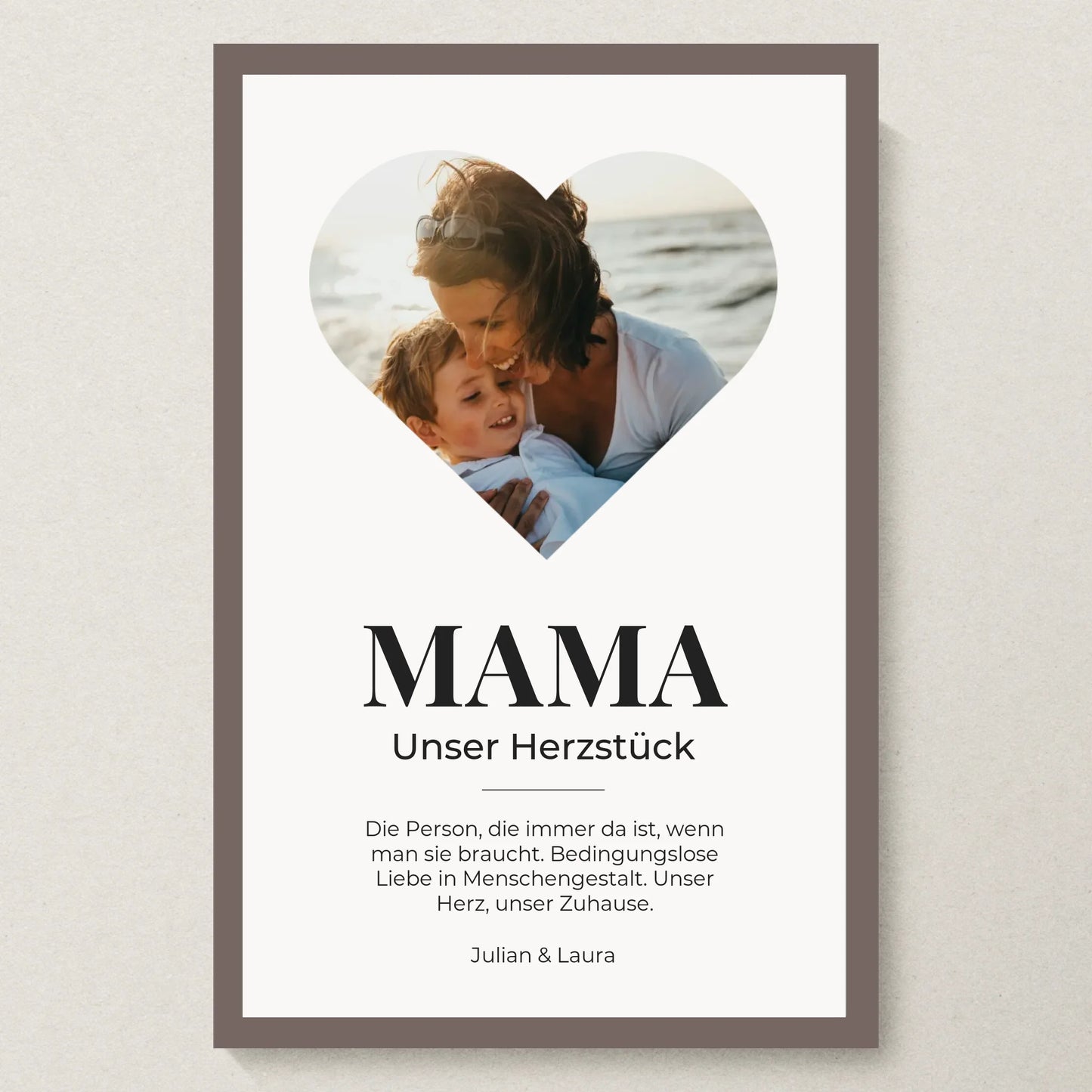 Poster 20x30 Eiche Rahmen