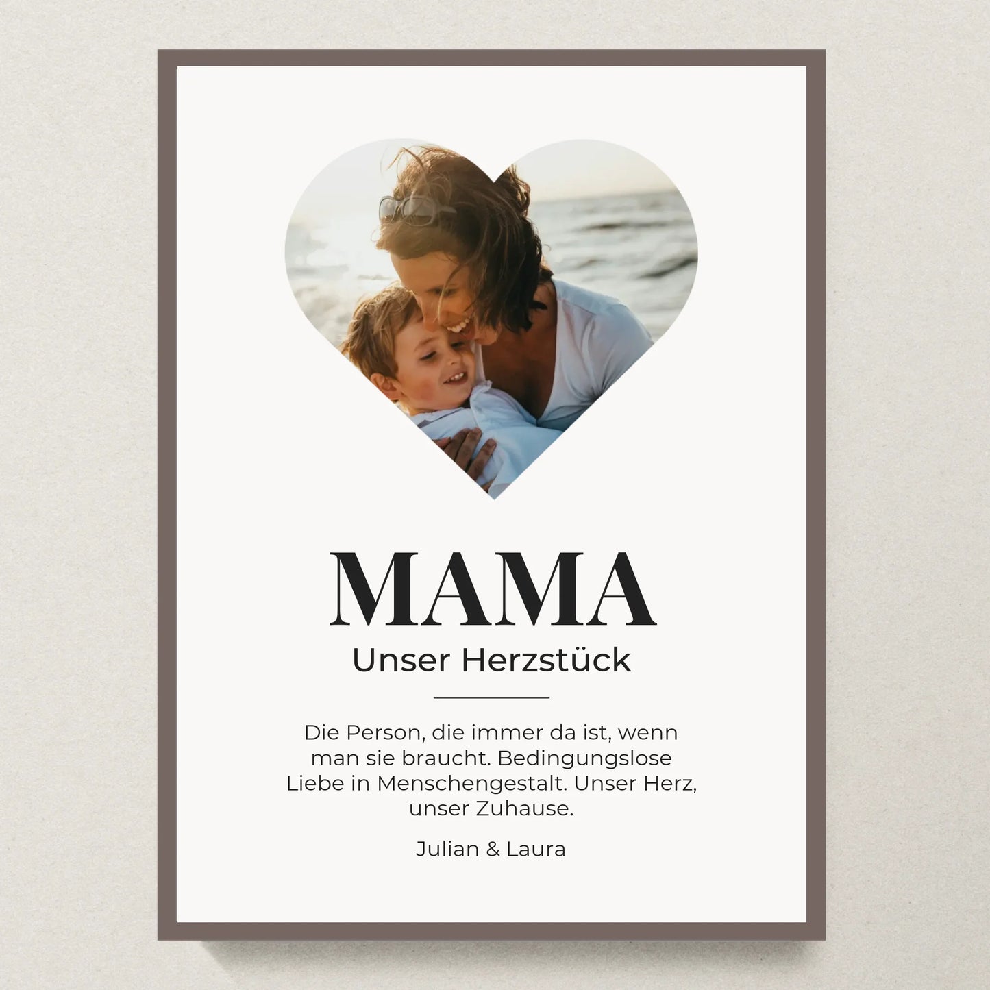 Poster 30x40 Eiche Rahmen