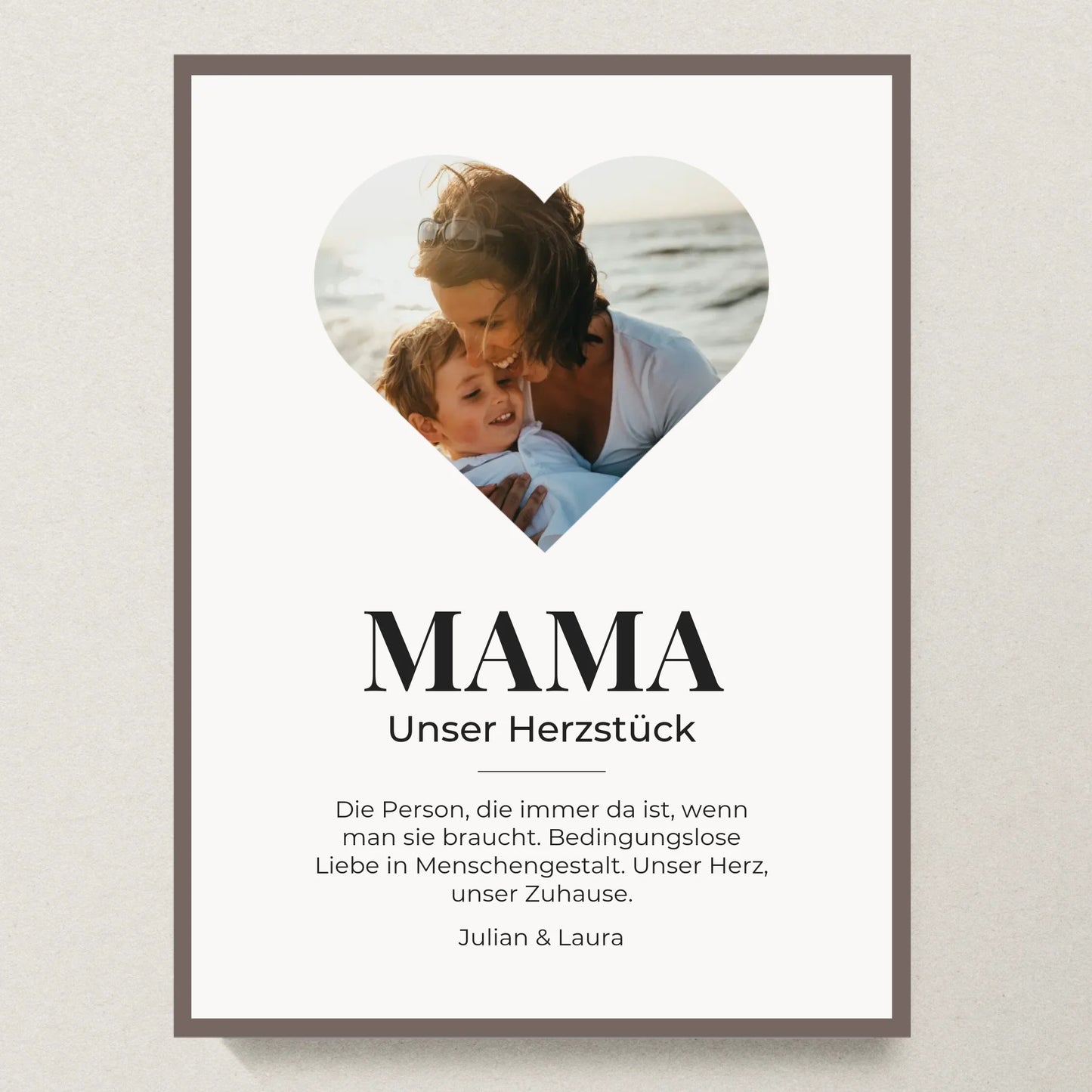 Poster 30x40 Eiche Rahmen