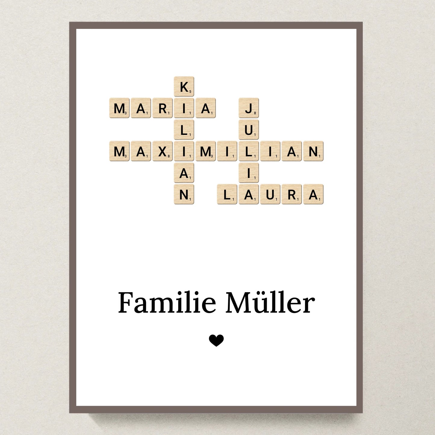 Poster 30x40 Eiche Rahmen