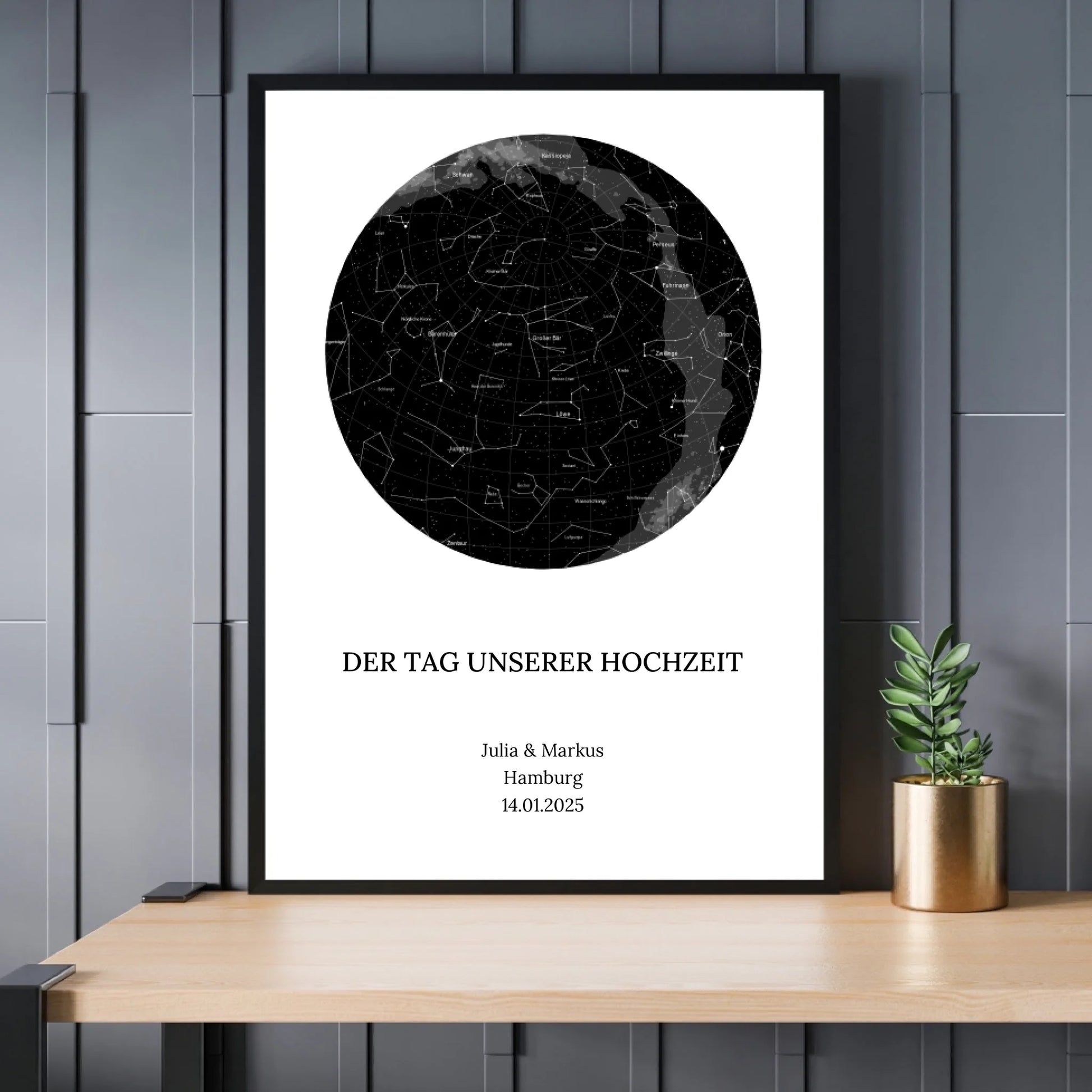 Mockup Poster Schwarzer Rahmen