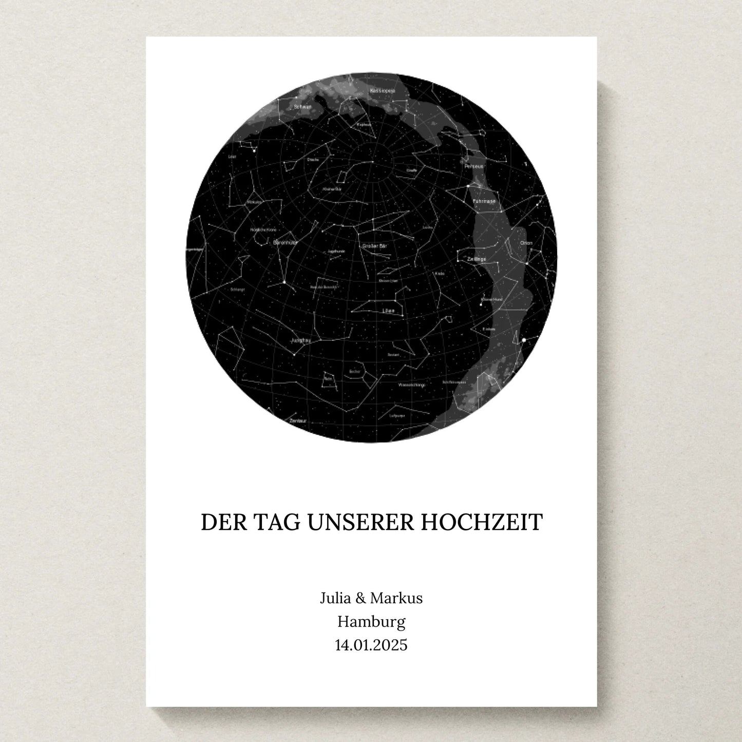 Poster 20x30 beiger Hintergrund