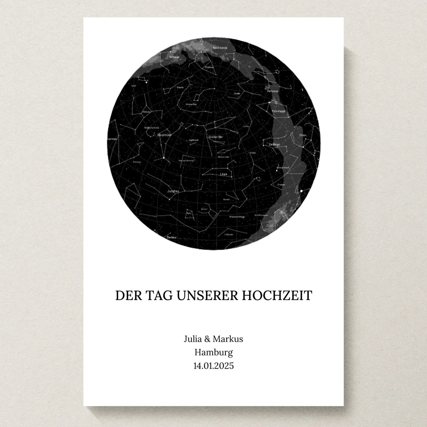 Poster 20x30 beiger Hintergrund