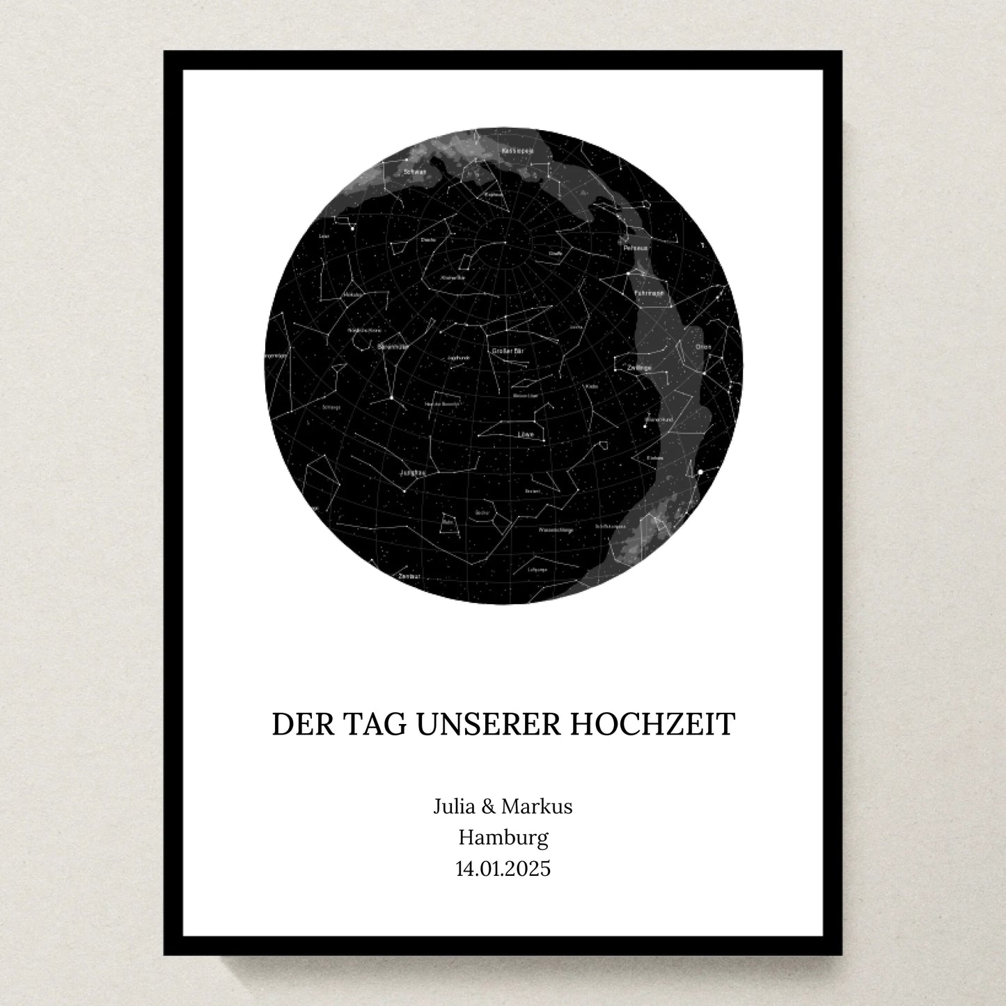 Poster 30x40 schwarzer Rahmen