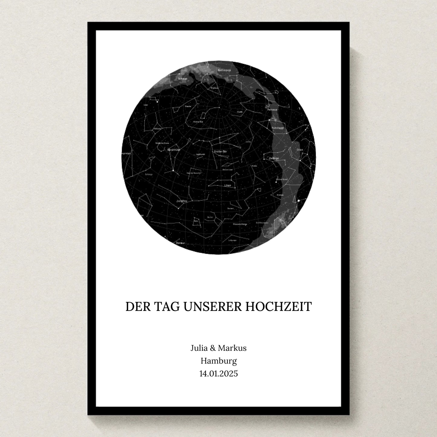 Poster 20x30 schwarzer Rahmen