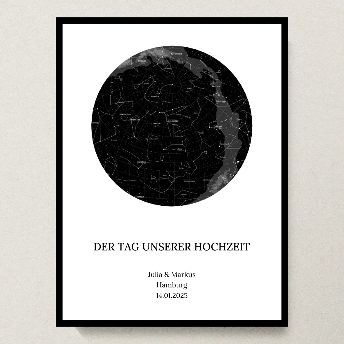 Poster 30x40 schwarzer Rahmen