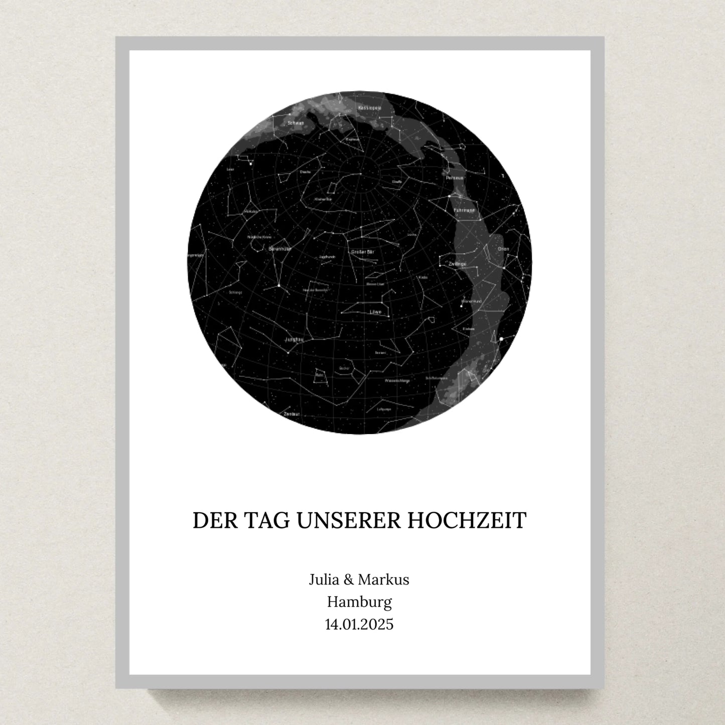 Poster 30x40 Silber Rahmen