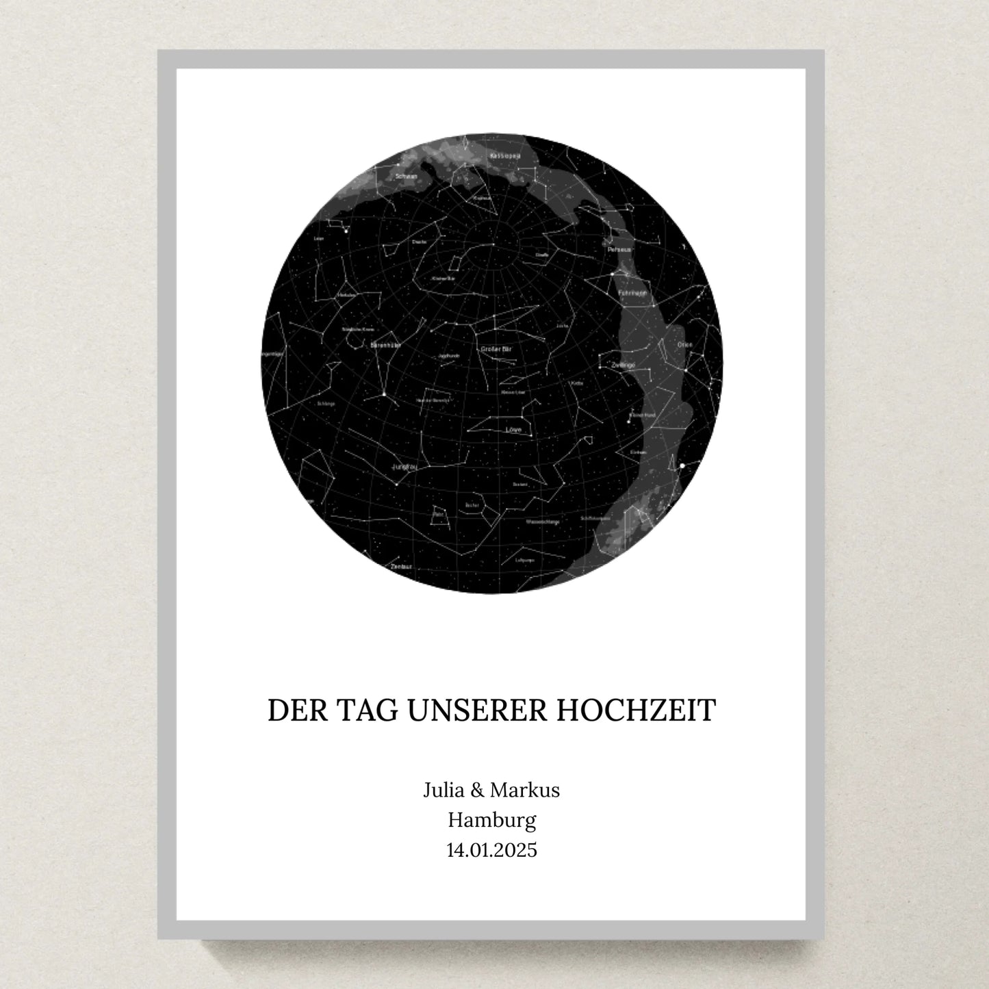 Poster 30x40 Silber Rahmen