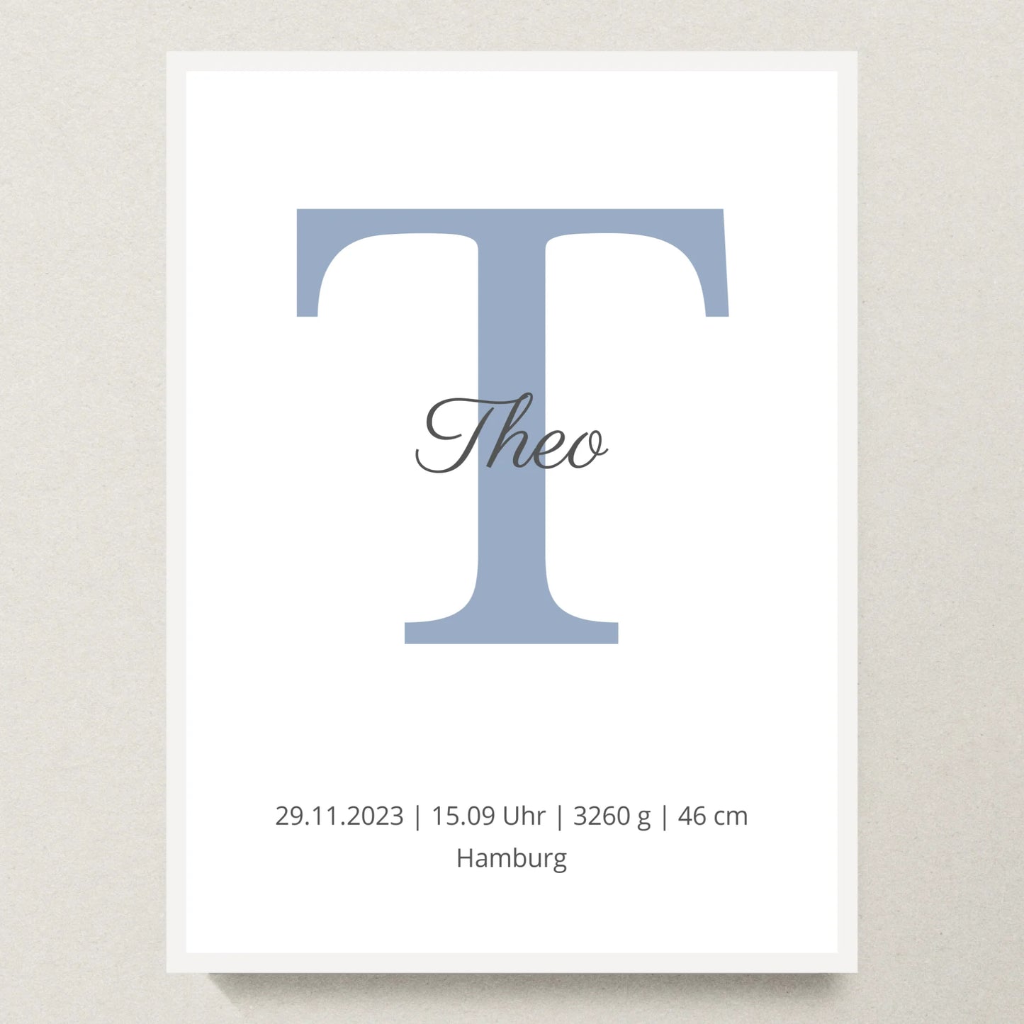 Poster 30x40 Weißer Rahmen