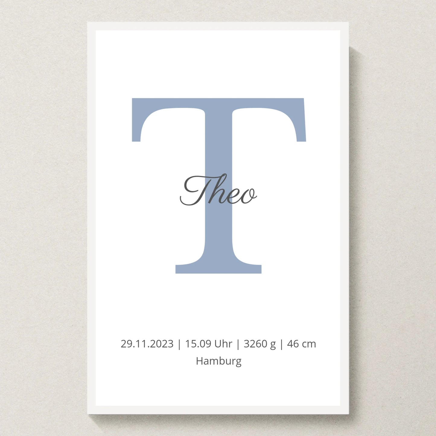 Poster 20x30 Weißer Rahmen