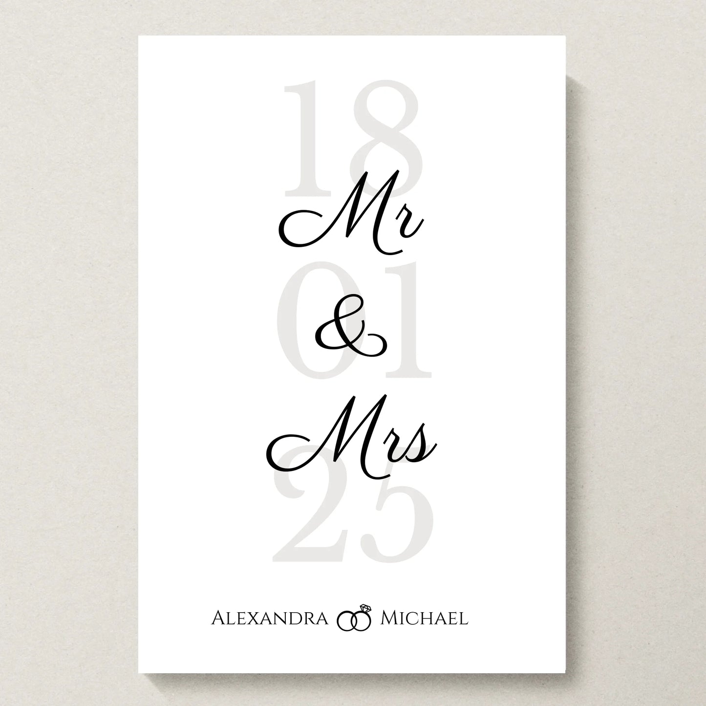 Poster 20x30 beiger Hintergrund