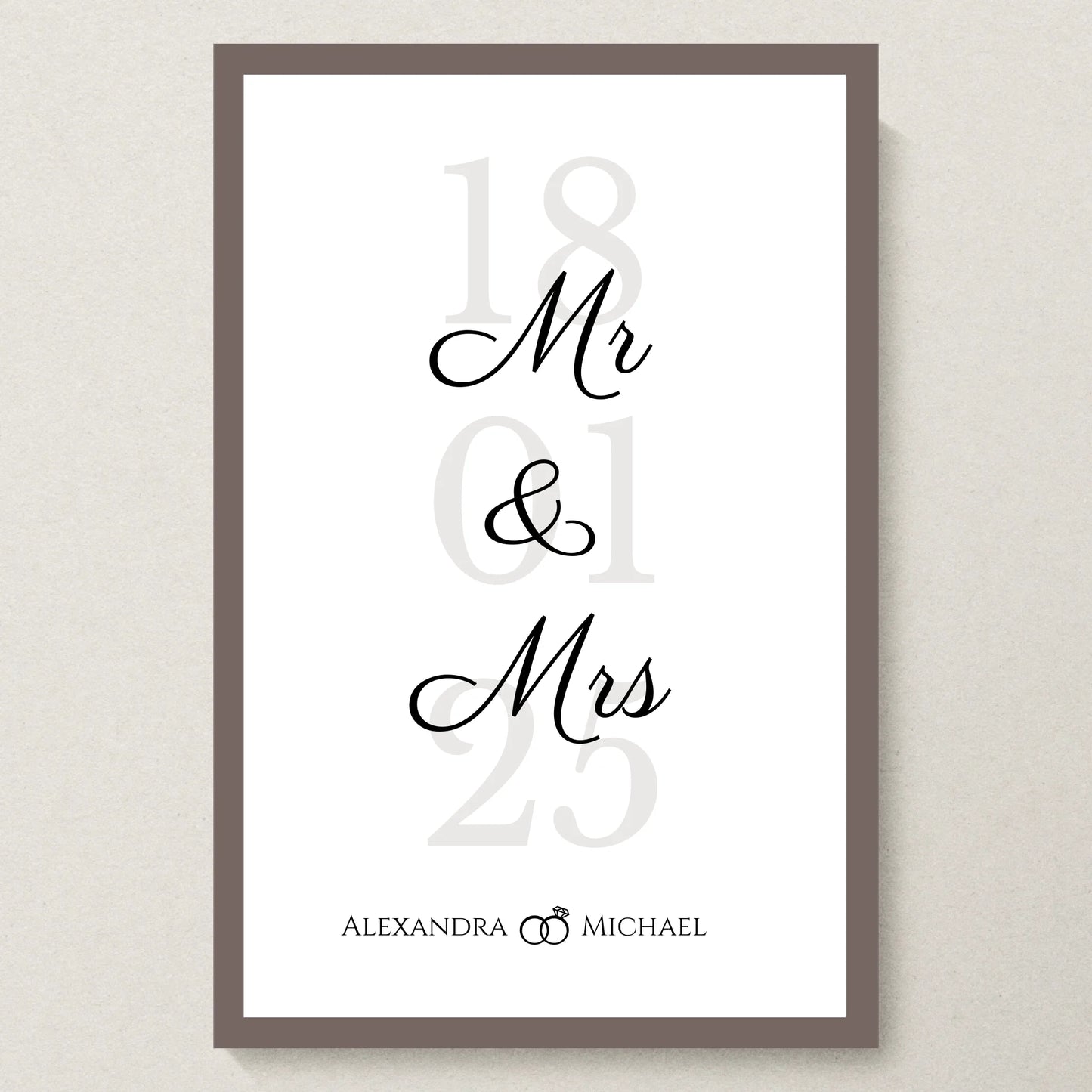 Poster 20x30 Eiche Rahmen