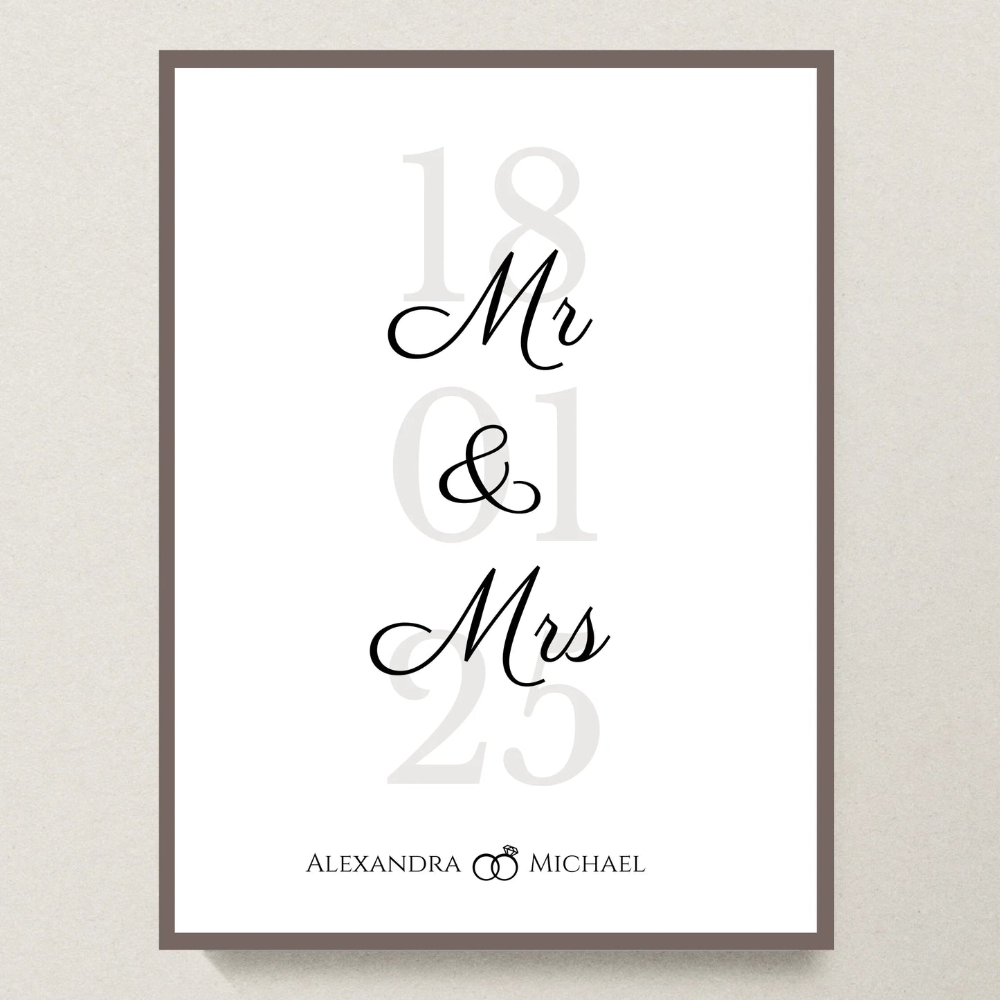 Poster 30x40 Eiche Rahmen