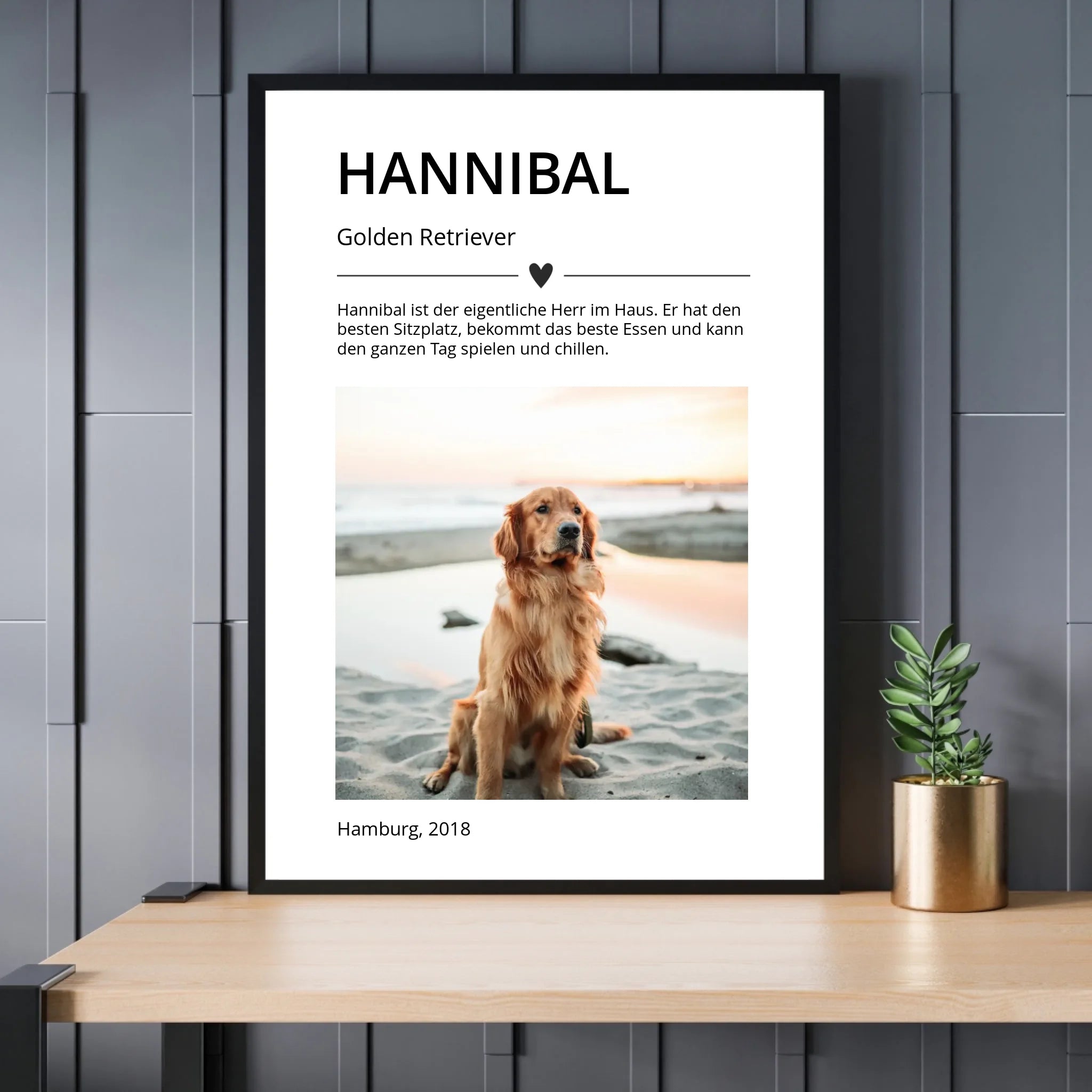 Mockup Poster Schwarzer Rahmen