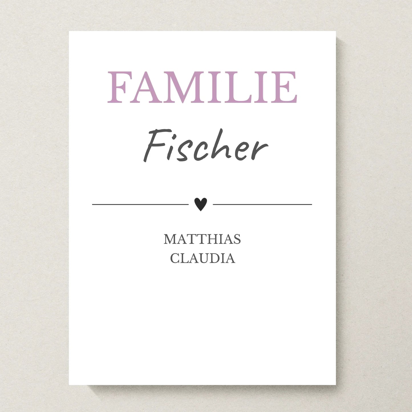 Poster 30x40 beiger Hintergrund