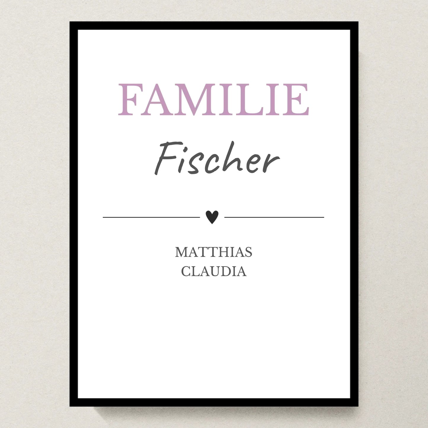 Poster 30x40 schwarzer Rahmen