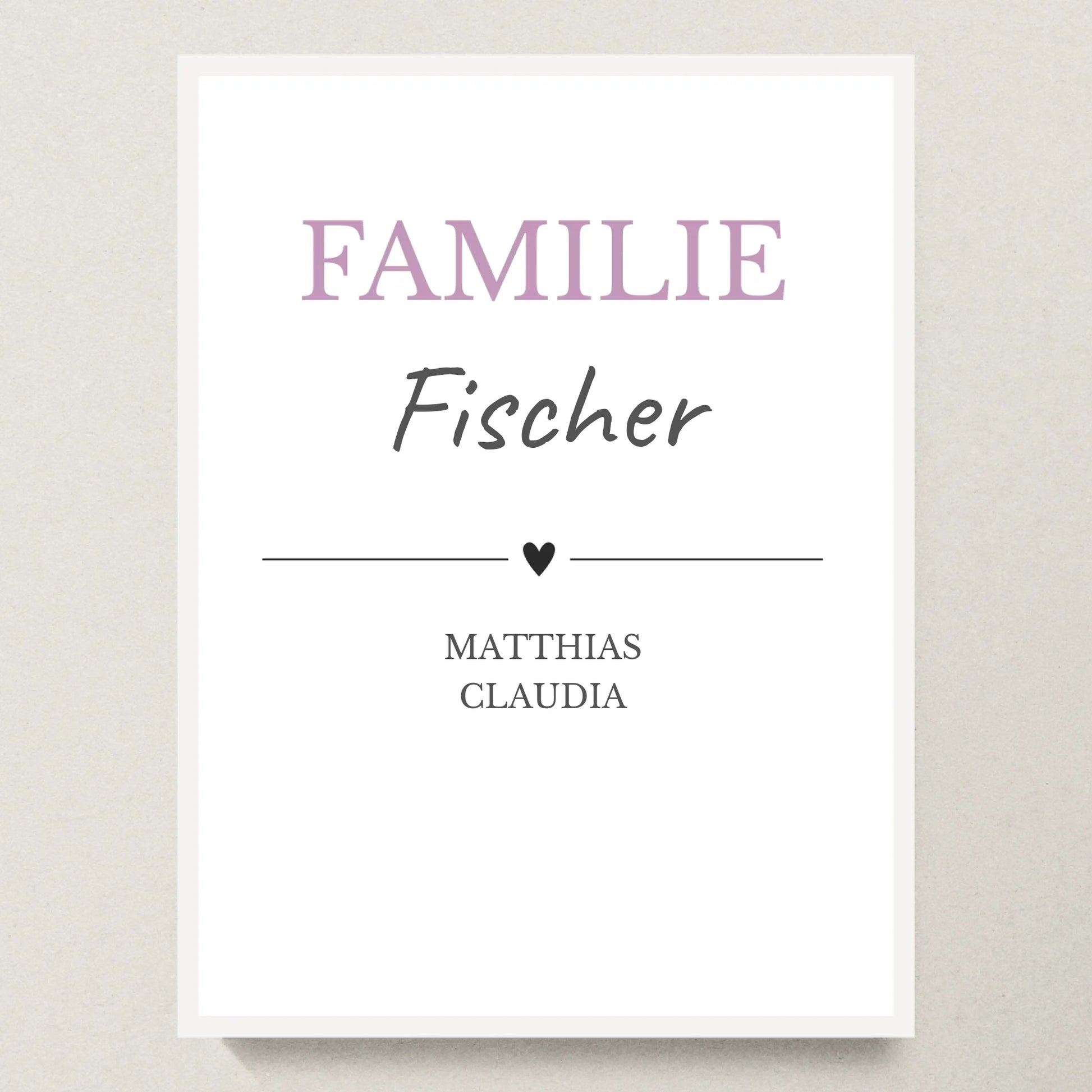 Poster 30x40 Weißer Rahmen