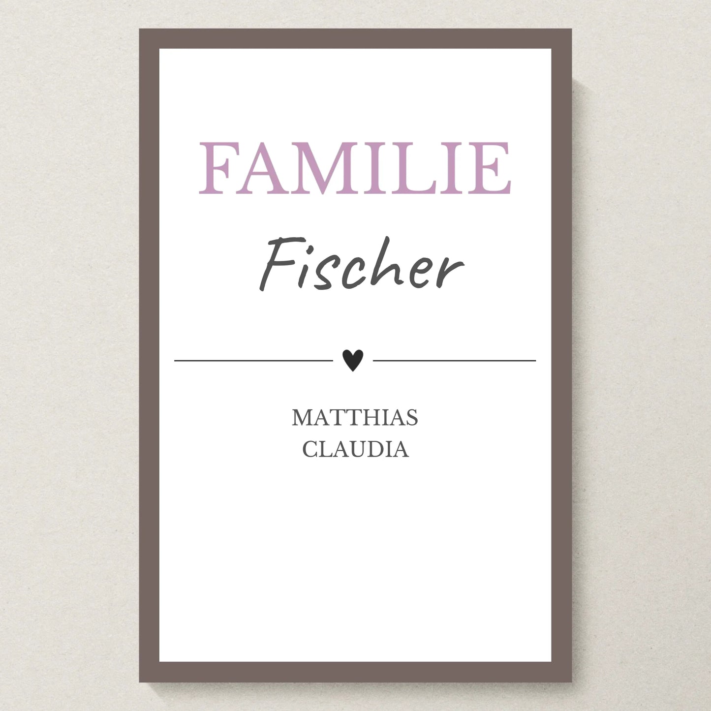 Poster 20x30 Eiche Rahmen