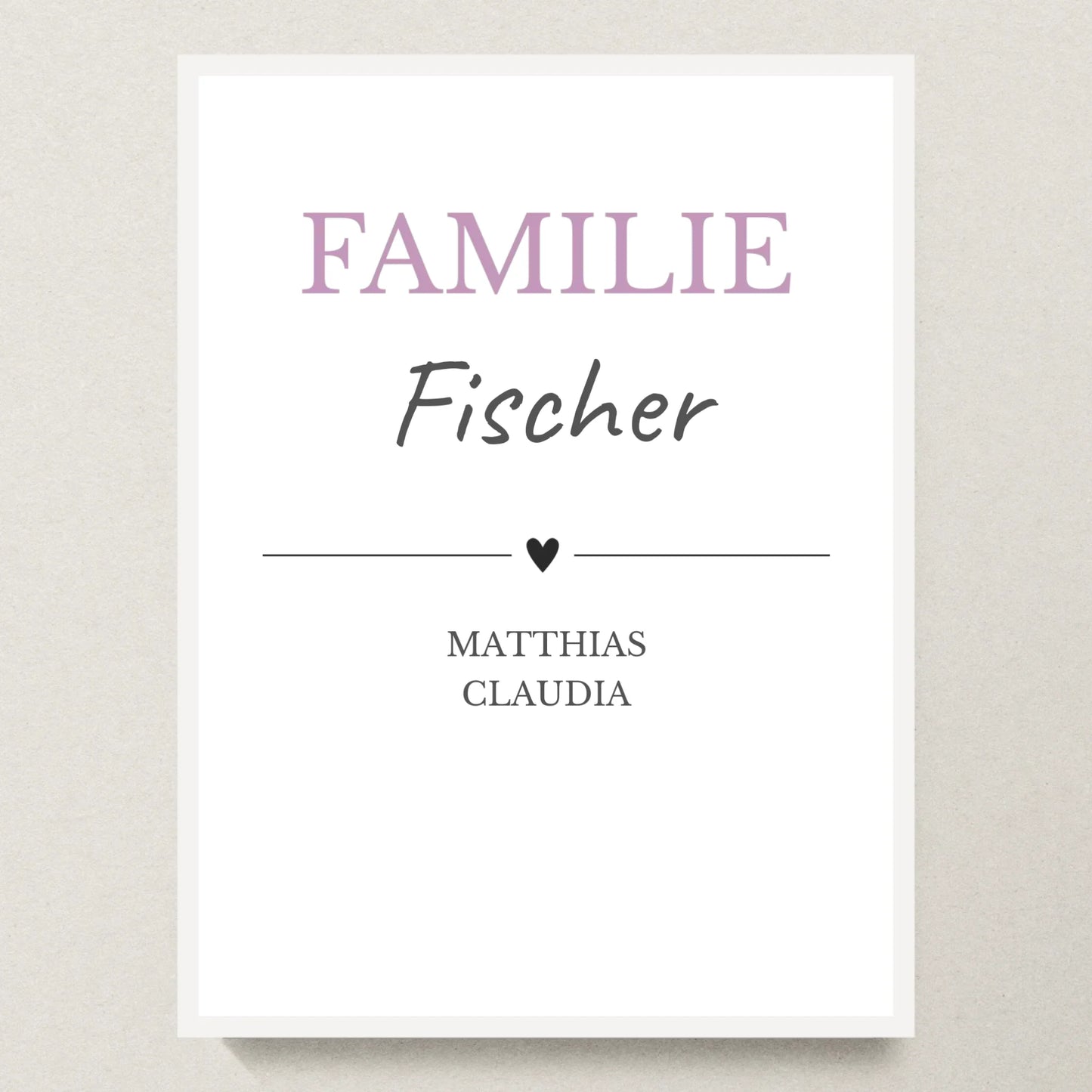 Poster 30x40 Weißer Rahmen