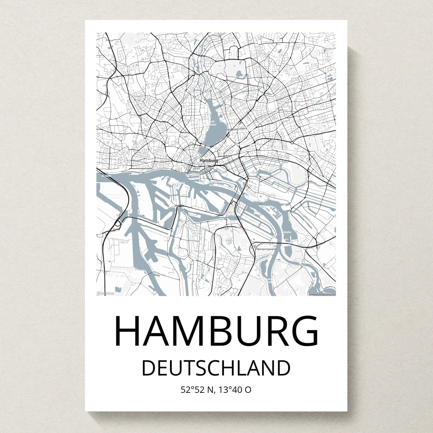 Poster 20x30 beiger Hintergrund