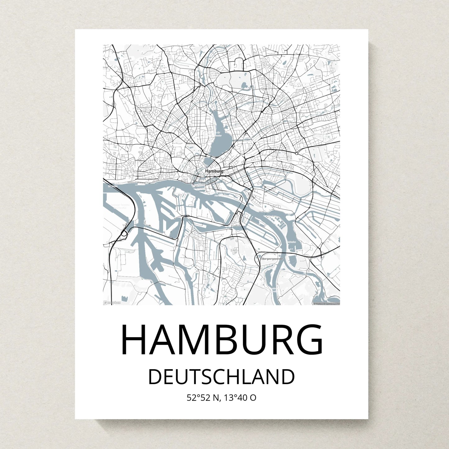 Poster 30x40 beiger Hintergrund