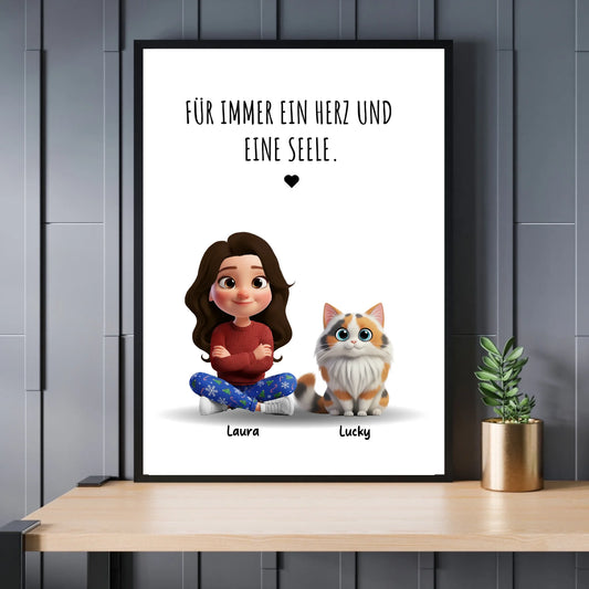 Mockup Poster Schwarzer Rahmen